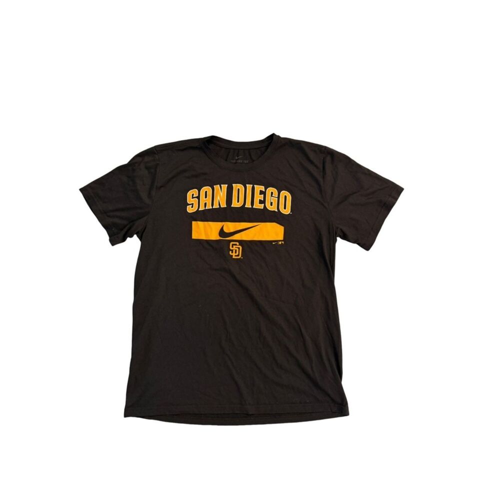 Nike San Diego Black & Gold Graphic T-Shirt size Large